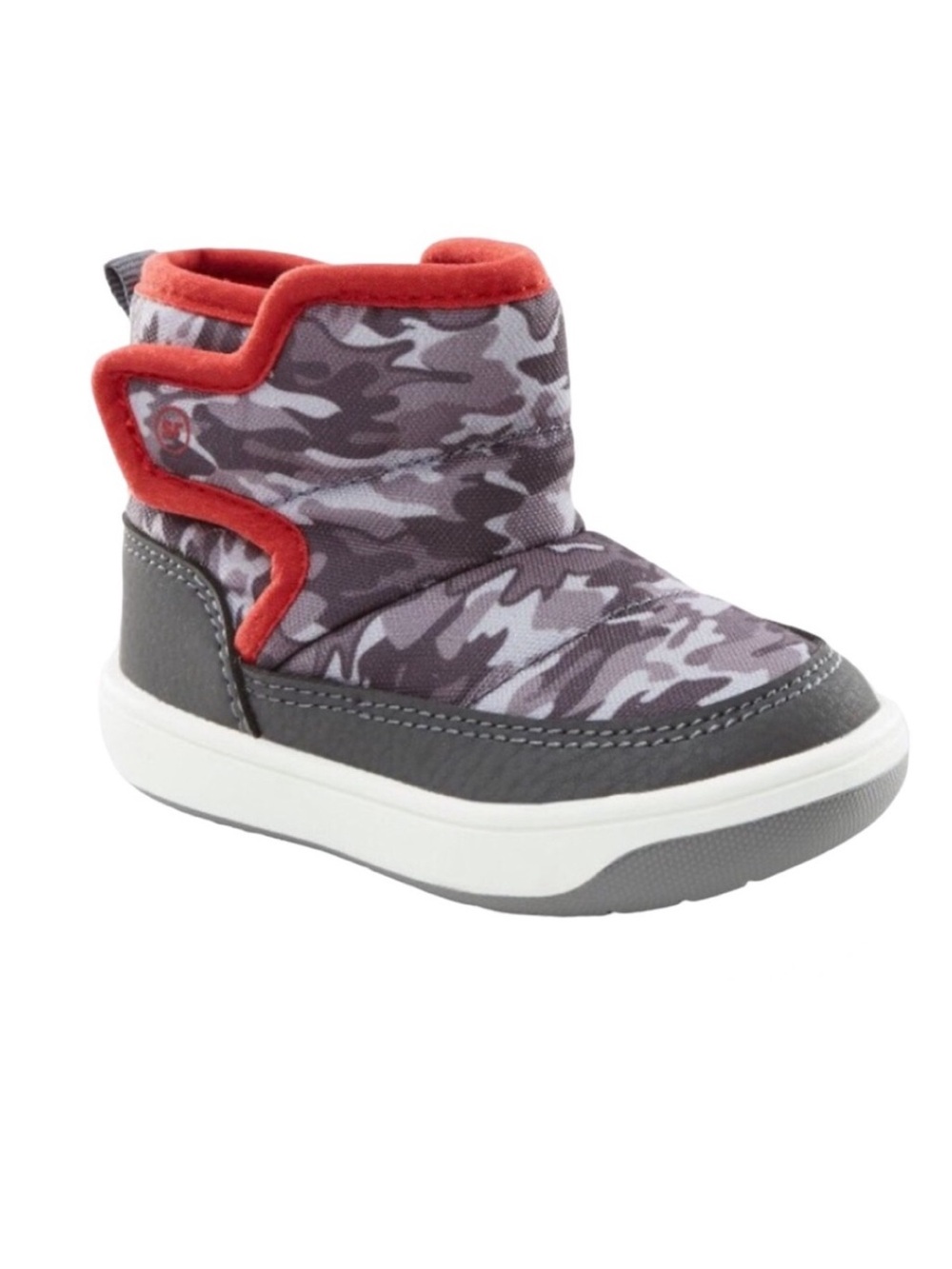 Surprize by Stride Rite Baby Aster Gray Camo Boots